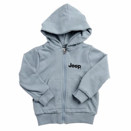 키즈 기본로고 후드집업