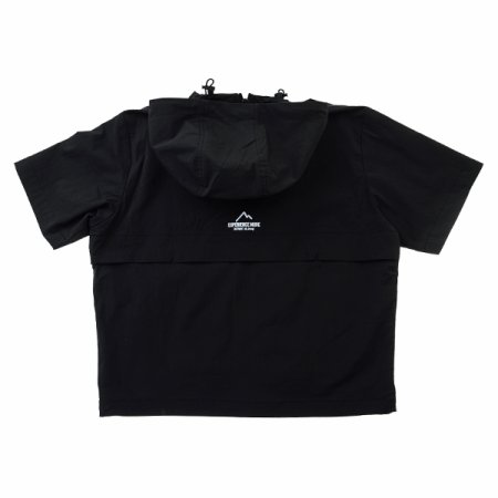 반팔 후드점퍼BLBK