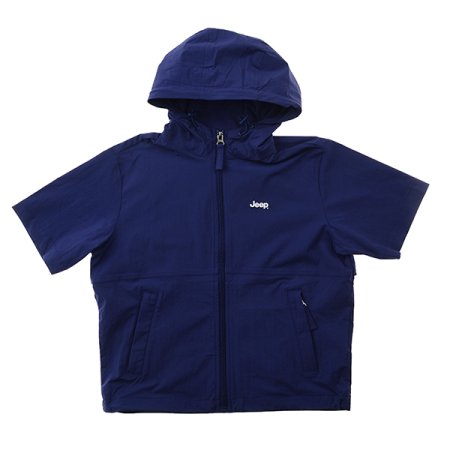 반팔 후드점퍼BLBK