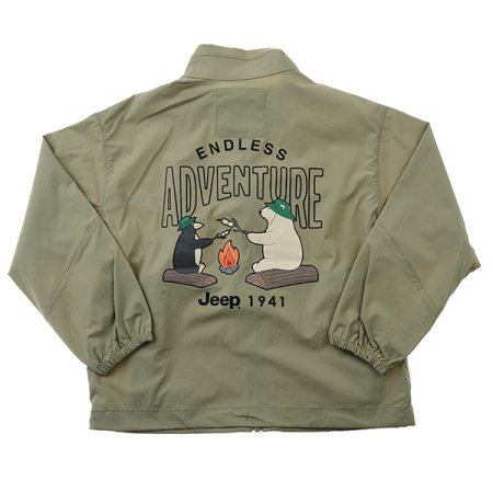 밴드넥 캠핑곰 바람막이