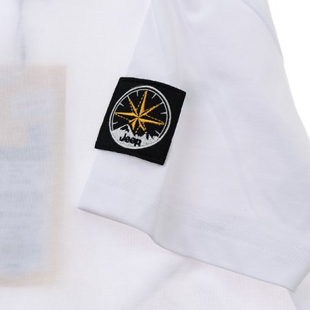 와펜 브이넥 반팔티