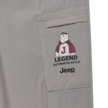 지프키즈 베어 아웃포켓 7부 팬츠