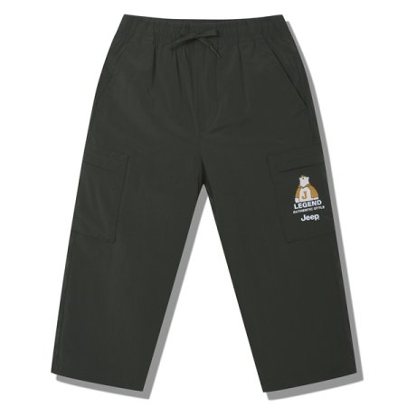 지프키즈 베어 아웃포켓 7부 팬츠