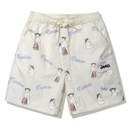 지프키즈 곰 전판 셋업 반바지