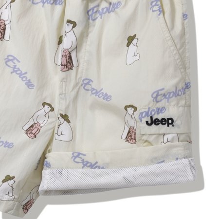 지프키즈 곰 전판 셋업 반바지