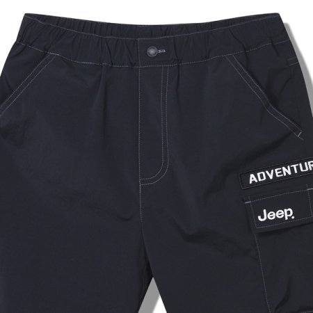 지프키즈 배색 스티치 셋업 반바지