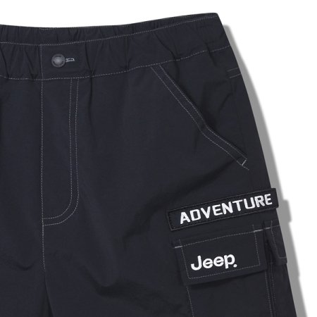 지프키즈 배색 스티치 셋업 반바지