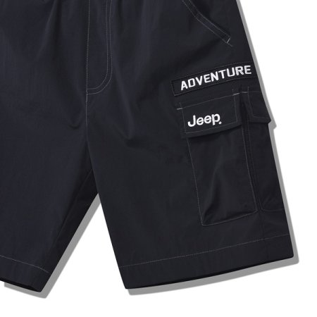 지프키즈 배색 스티치 셋업 반바지