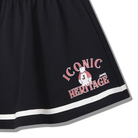 아이코닉 곰 져지 스커트