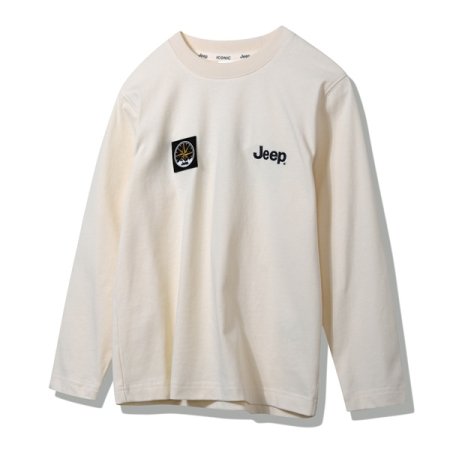 지프 나침판 긴팔 싱글 티셔츠