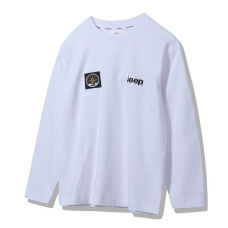 지프 나침판 긴팔 싱글 티셔츠