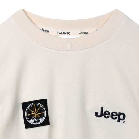 지프 나침판 긴팔 싱글 티셔츠