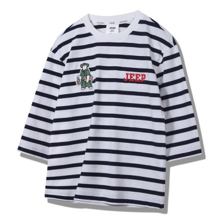 지프키즈 곰와펜 7부 스트라이프티