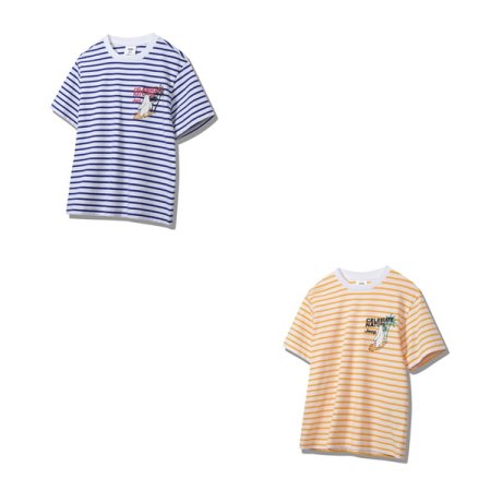 지프 서핑베어 스트라이프 반팔티