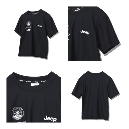 절개 기능성 반팔티