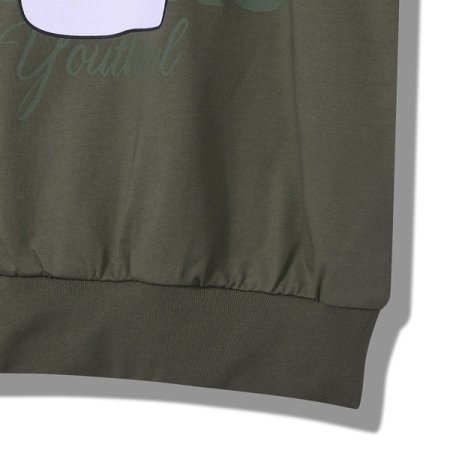 후로피 곰나염 반팔맨투맨