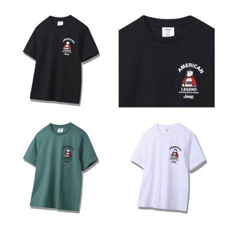 지프 곰 루즈핏 반팔티