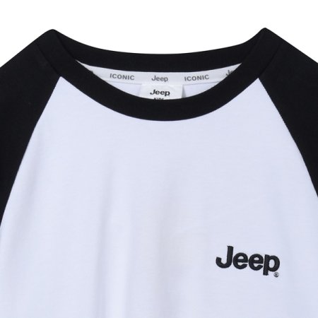 지프키즈 배색 나글란 래쉬가드 티셔츠