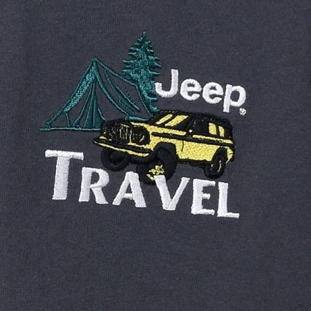 지프 트레블 백 프린팅 TS