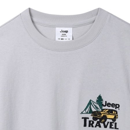 지프 트레블 백 프린팅 TS