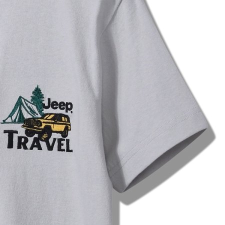 지프 트레블 백 프린팅 TS