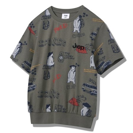 지프키즈 캠핑베어 반팔