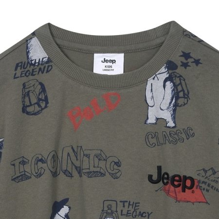 지프키즈 캠핑베어 반팔