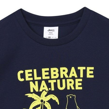 지프키즈 곰프린트 나시