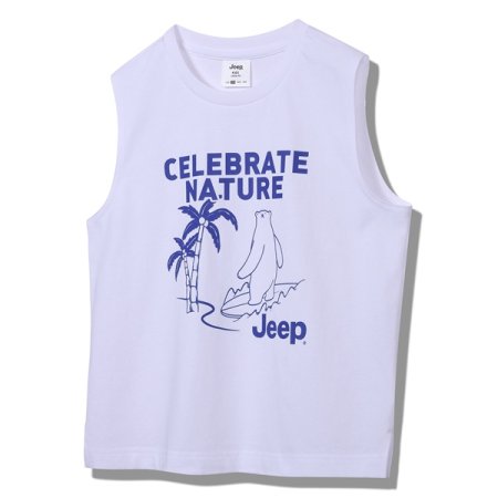 지프키즈 곰프린트 나시