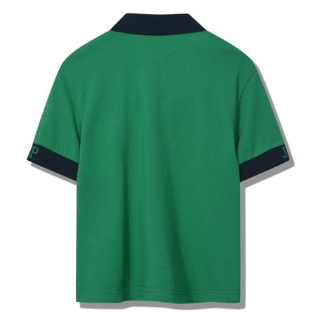 지프 베어 배색요꼬립 PK티셔츠