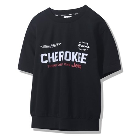 체로키 반팔 맨투맨