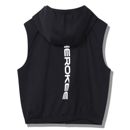 지프 체로키 셋업 민소매 후드집업