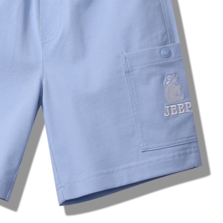 지프키즈 곰자수 셋업 반바지