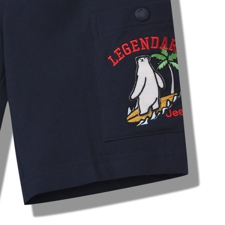 지프키즈 서핑베어 싱글 셋업 숏팬츠