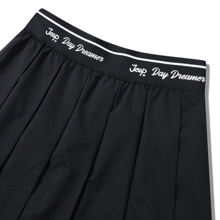 이밴드 플리츠 스커트