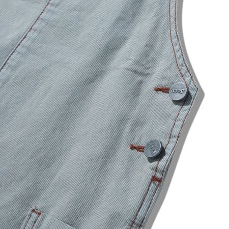 여아 스트라이프 데님오버롤 스커트