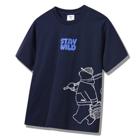 스테이 와일드 후로피 반팔티