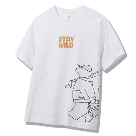 스테이 와일드 후로피 반팔티