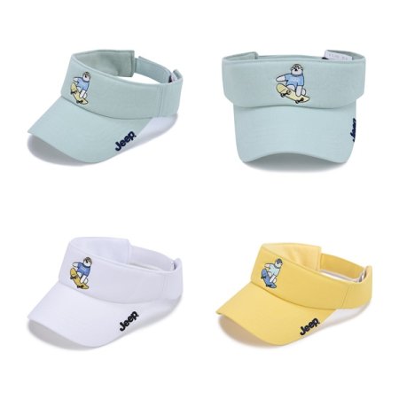 서핑곰 자수 썬캡