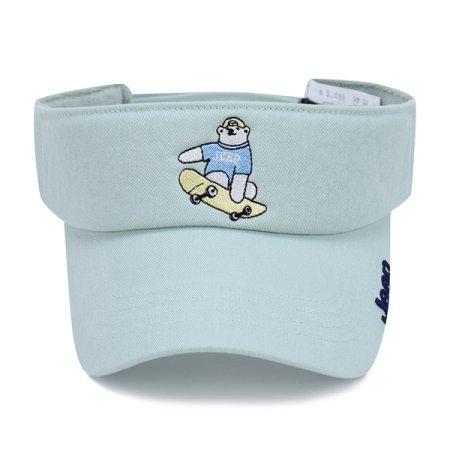 서핑곰 자수 썬캡