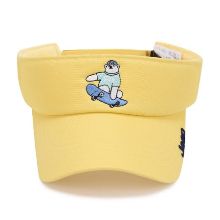 서핑곰 자수 썬캡