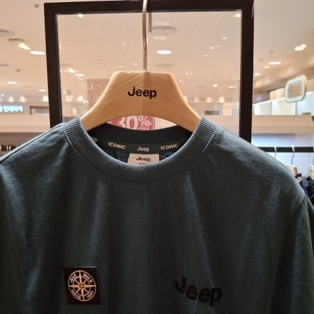 나침반와펜 반팔 맨투맨