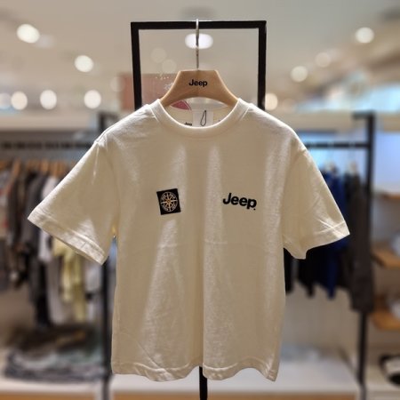 나침판 라운드넥 반팔티