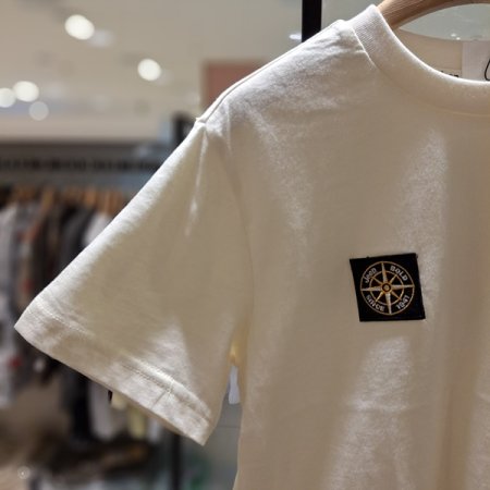 나침판 라운드넥 반팔티