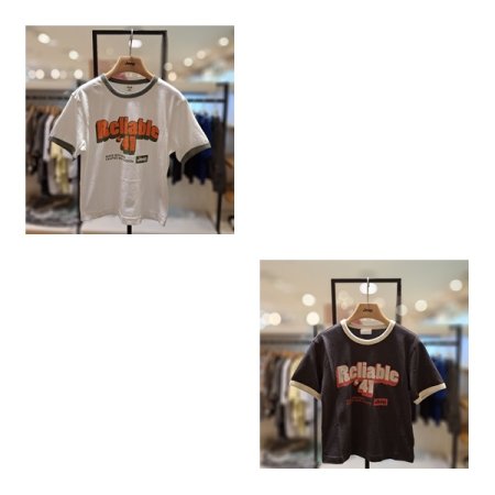 지프키즈 랍빠 배색 반팔티