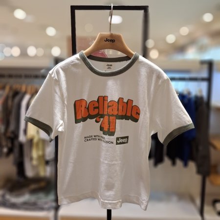 지프키즈 랍빠 배색 반팔티