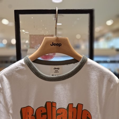 지프키즈 랍빠 배색 반팔티