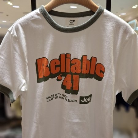 지프키즈 랍빠 배색 반팔티