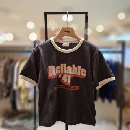 지프키즈 랍빠 배색 반팔티