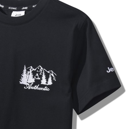 빅지프 루즈핏 반팔티 블랙